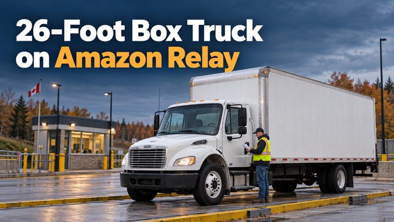 For a 26-foot box truck on Amazon Relay, weight, axle count and route determine which CVOR, IRP and IFTA requirements apply.